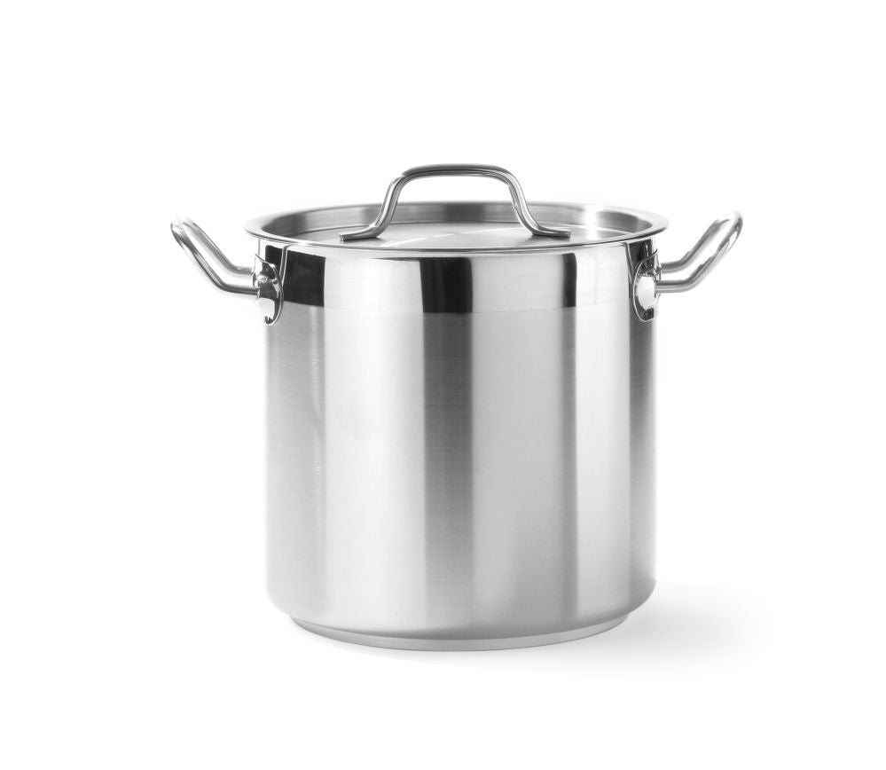 Kookpan hoog - met deksel, HENDI, Profi Line, 50L, ø400x(H)400mm