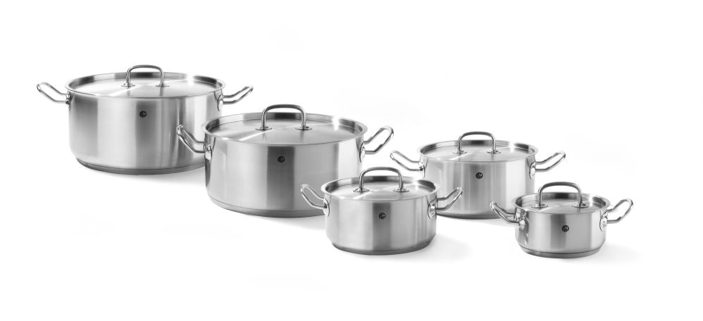 Kookpan laag - met deksel, HENDI, Kitchen Line