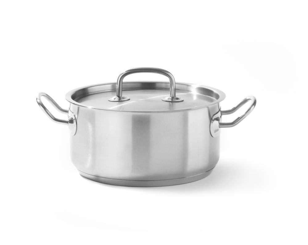 Kookpan laag - met deksel, HENDI, Kitchen Line