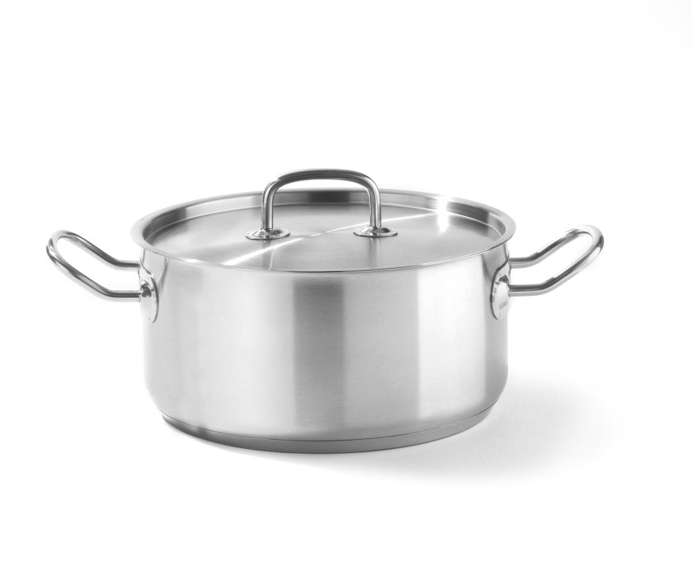 Kookpan laag - met deksel, HENDI, Kitchen Line