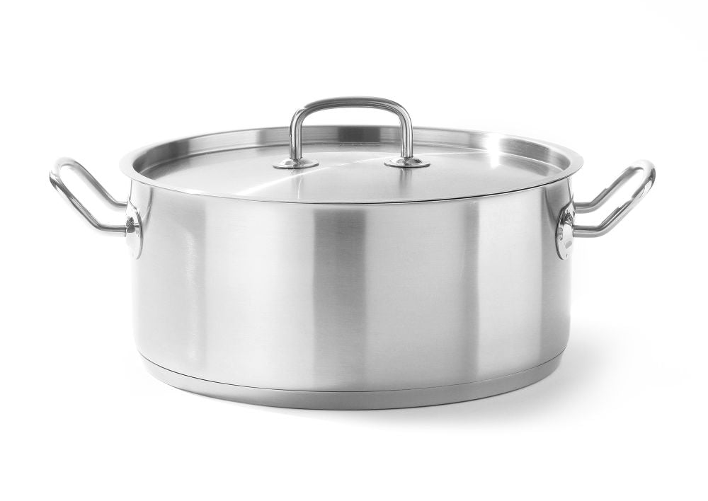 Kookpan laag - met deksel, HENDI, Kitchen Line