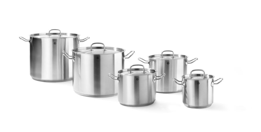Kookpan hoog - met deksel, HENDI, Kitchen Line, 21L, ø320x(H)270mm