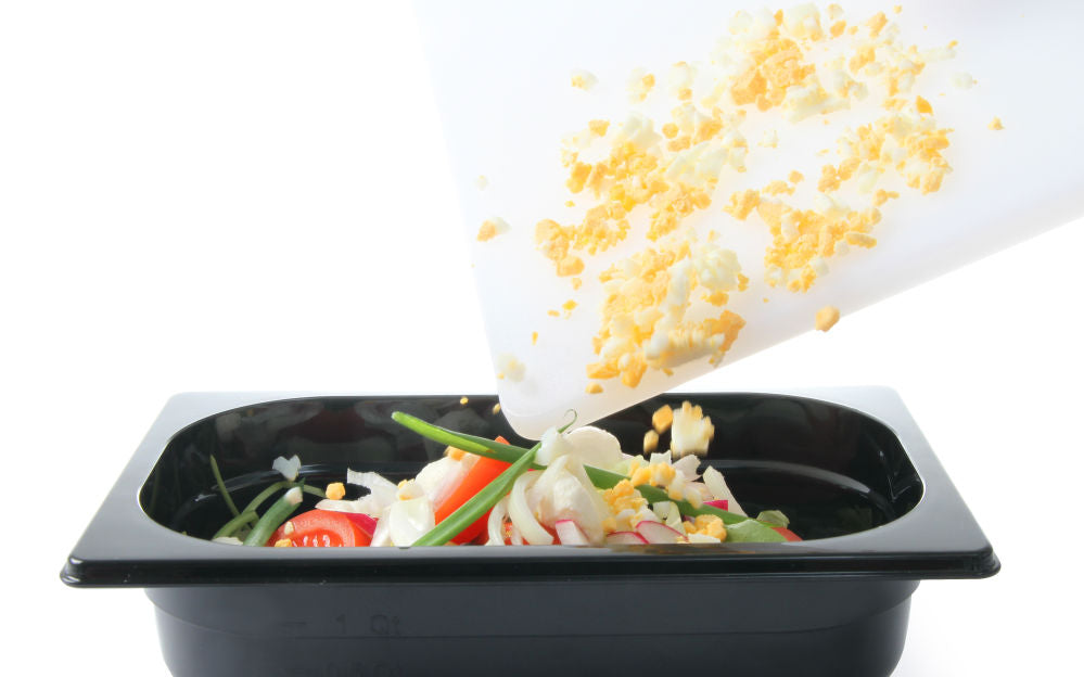 Gastronormbak GN 1/4 zwart polycarbonaat, HENDI, Profi Line, GN 1/4, 1,8L, Zwart, 265x162x(H)65mm