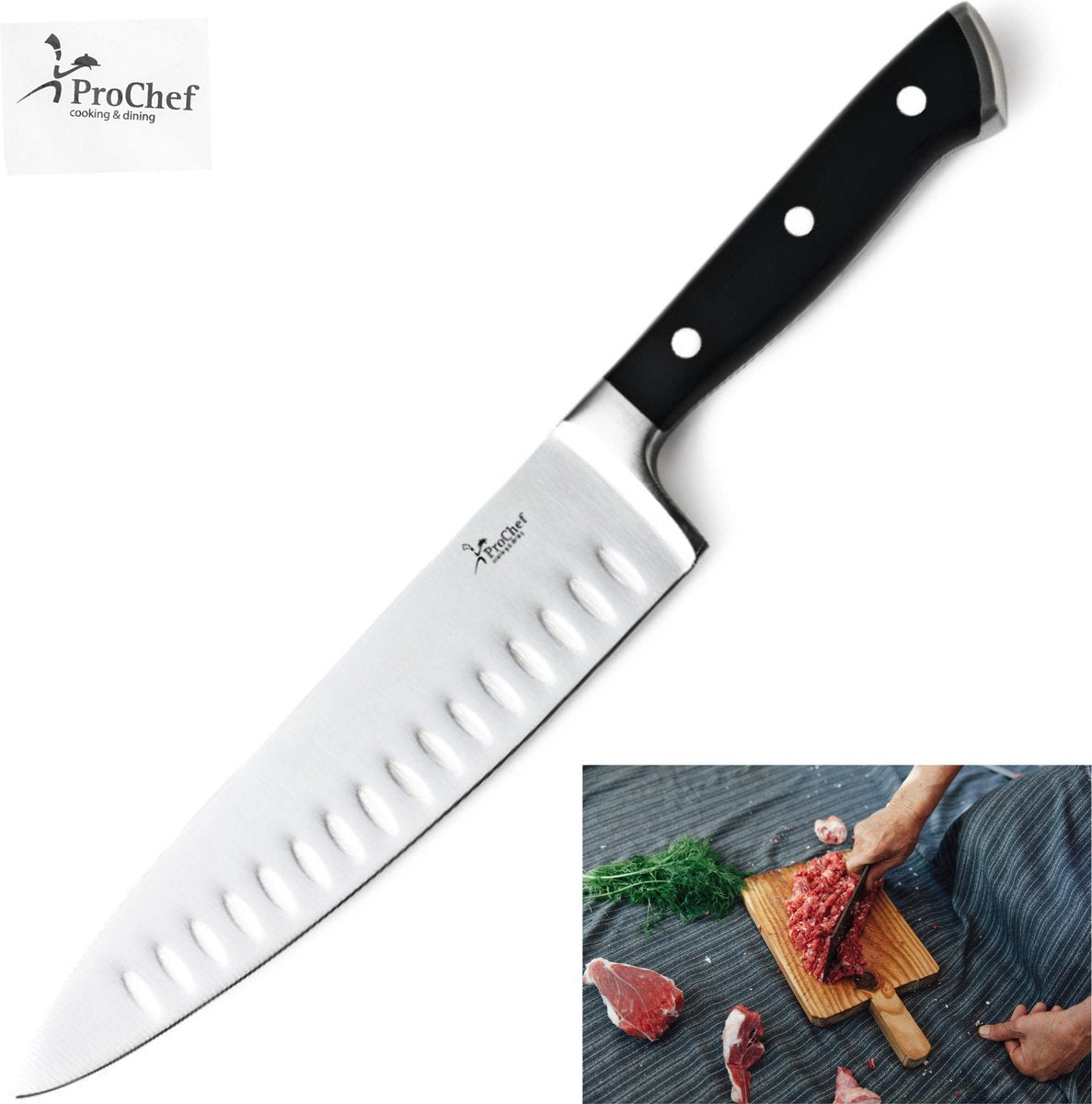 ProChef Professioneel Koksmes Chefkok - 20cm