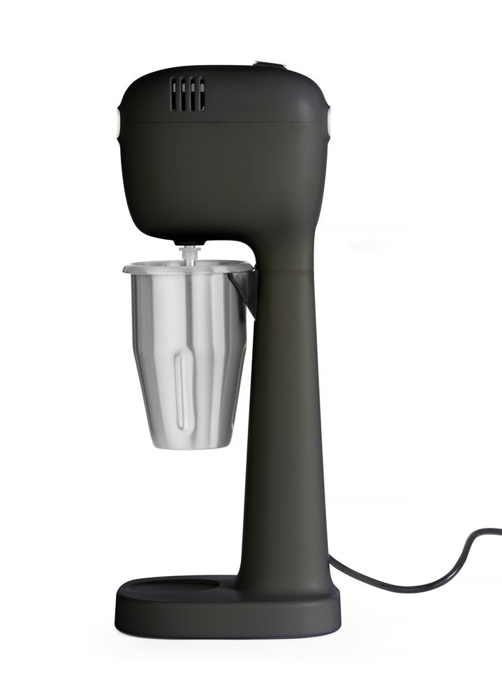 Milkshakemixer BPA-vrij - Design by Bronwasser, HENDI, Zwart, 230V/400W, 170x196x(H)490mm