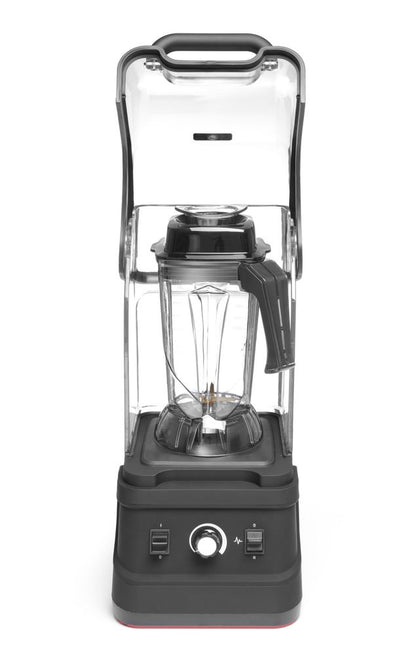 Bar Blender met geluiddempende kap en BPA-vrije kan, HENDI, 230V/1680W, 250x300x(H)540mm
