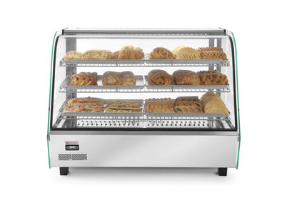 Opzet warmhoudvitrine, HENDI, 160 Liter, 230V/1500W, 885x570x(H)680mm