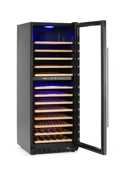 Wijnkoeler, 2 zones, 135 flessen, Arktic, 387L, 220-240V/130W, 595x675x(H)1625mm