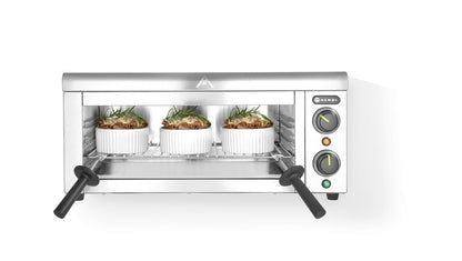 Salamander met muurbevestiging, HENDI, 230V/2000W, 610x450x(H)275mm