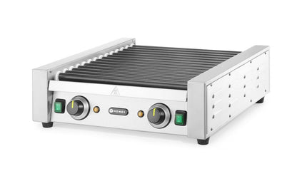 Worstenroller grill - twee zones, HENDI, 14 rollers, 230V/1480W, 520x650x(H)176mm