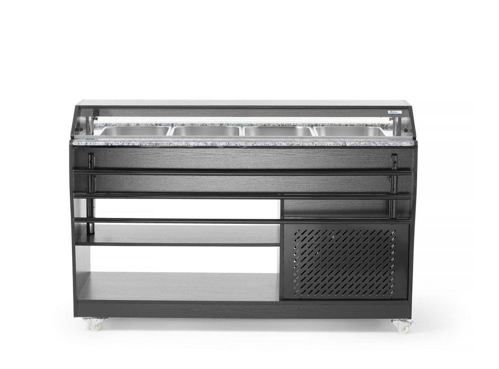 Saladebuffet display, Arktic, GN 1/1, 1490x765x(H)1370mm
