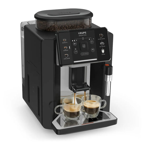 Krups Sensation Koffiemachine C10 Black Nube EA910A, Zwart