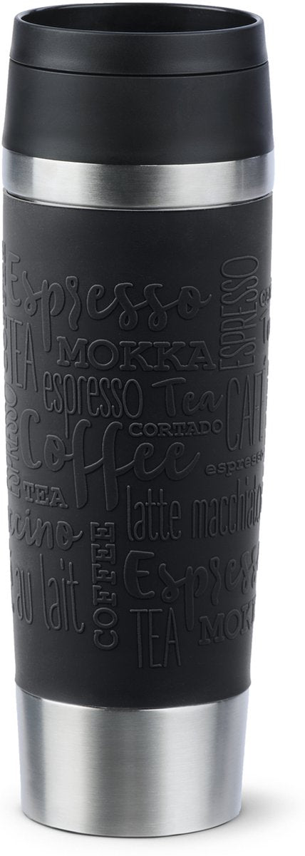 Tefal Travel Mug Thermosfles, 500 ml, RVS/Zwart