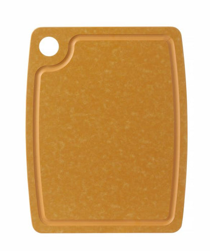 Snijplank Houtvezel met Anti-slip, HENDI, Bruin, 370x275x(h)6mm