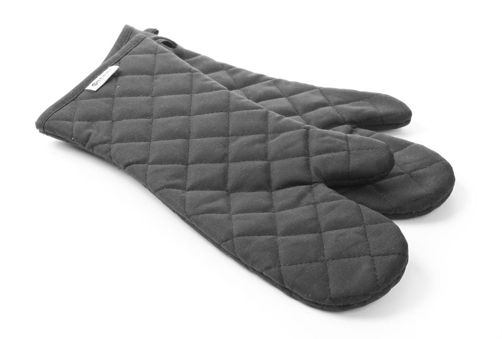 Ovenwanten - 2 stuks, HENDI, katoen met vlamvertragende coating, 2 st., (L)380mm
