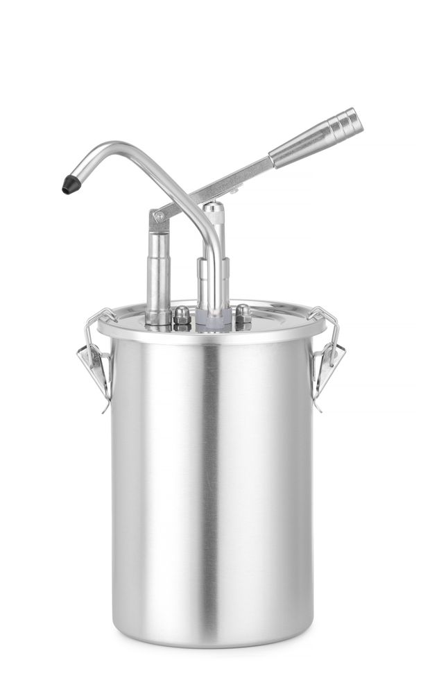 Sauspomp roestvast staal, HENDI, 4,5L, ⌀180x(H)420mm