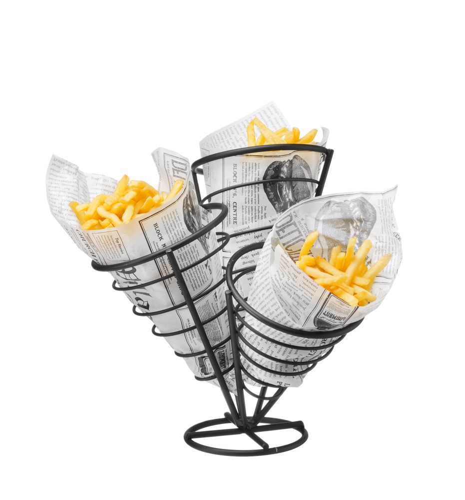 Friteszakkenhouder, HENDI, 270x270x(H)280mm
