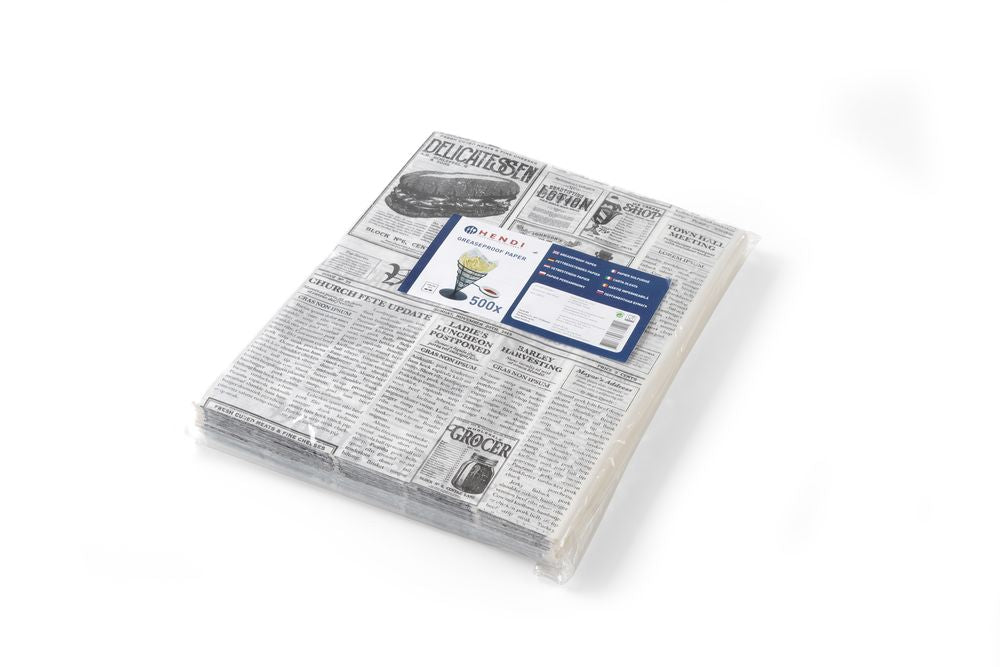 Vetbestendig papier, HENDI, Krant bedrukking, 500 st., 200x250mm