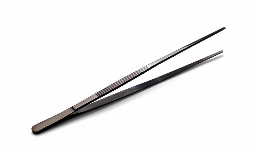 Universeel pincet gecoat, HENDI, Zwart, (L)300mm