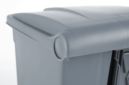 Pedaalemmer, AmerBox, 68L, Lichtgrijs, 490x410x(H)660mm