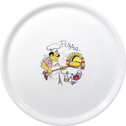 Pizzabord Traditional, HENDI, Wit, ⌀330mm