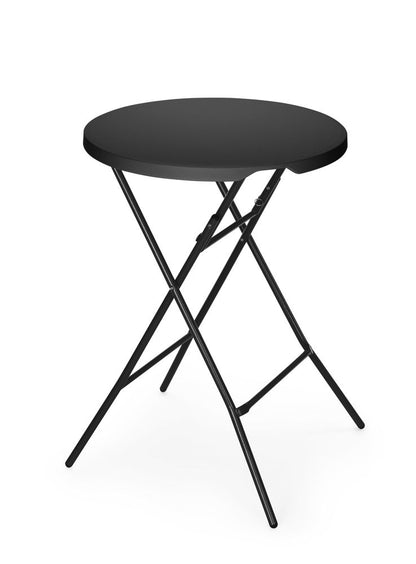 Statafel, AmerBox, Zwart, ⌀800x(H)1100mm