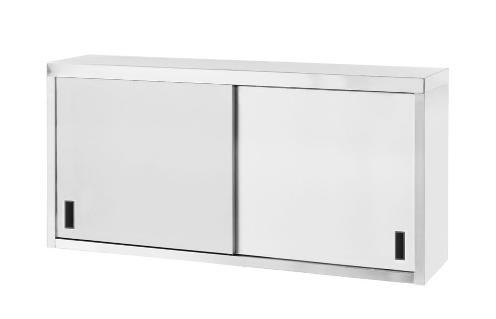 Hangkast met schuifdeuren - gelast, diepte: 400 mm, HENDI, Profi Line, 1000x400x(H)600mm