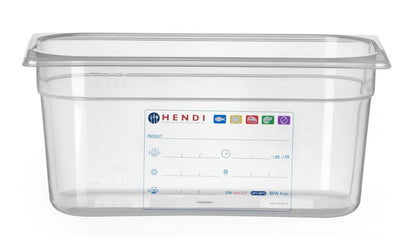 Container GN 1/3, HENDI, GN 1/3, 5,7L, Transparant, 325x176x(H)150mm