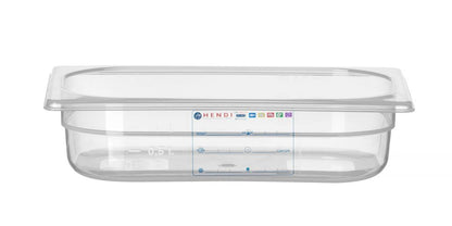 Container GN 1/4, HENDI, GN 1/4, 1,8L, Transparant, 265x162x(H)65mm
