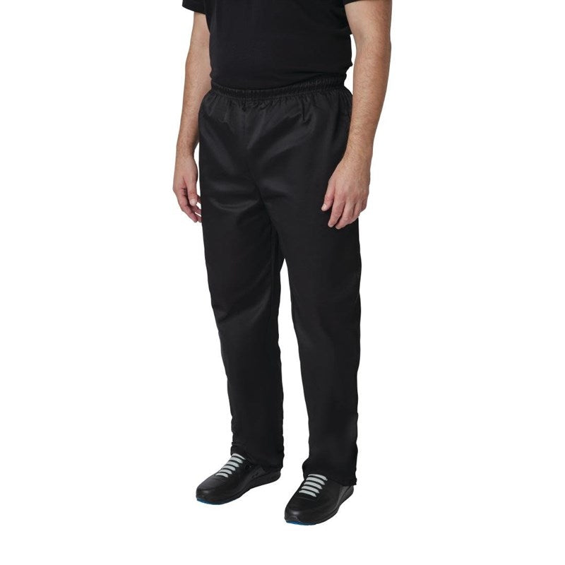 Koksbroek Vegas, Whites Chefs Clothing, Zwart, Maat L