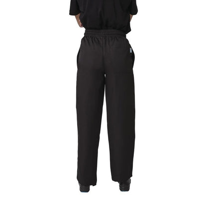 Koksbroek Vegas, Whites Chefs Clothing, Zwart, Maat XL