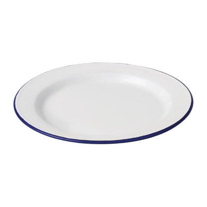 Olympia Emaille Bord - Ø30x(H)2,5cm ( Set van 6 )