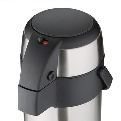 Thermoskan met Pomp RVS - 5 liter, Olympia