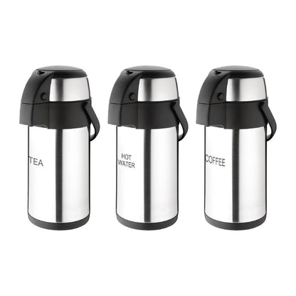 Thermoskan met Pomp Tea, Olympia, 3 liter