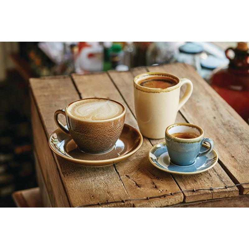 Olympia Kiln Koffiekop Mosgroen 23cl ( Set van 6 )