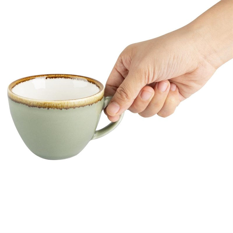 Olympia Kiln Koffiekop Mosgroen 23cl ( Set van 6 )