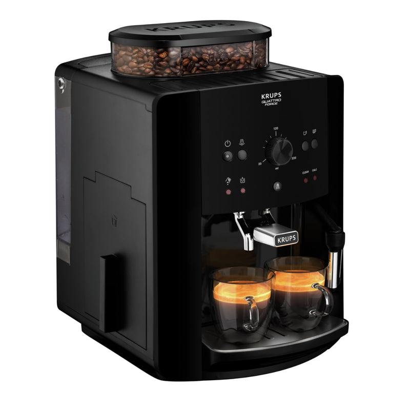 Krups Essential EA8108 Arabica Volautomatische Espresso Koffiemachine EA8108 Roma, Zwart