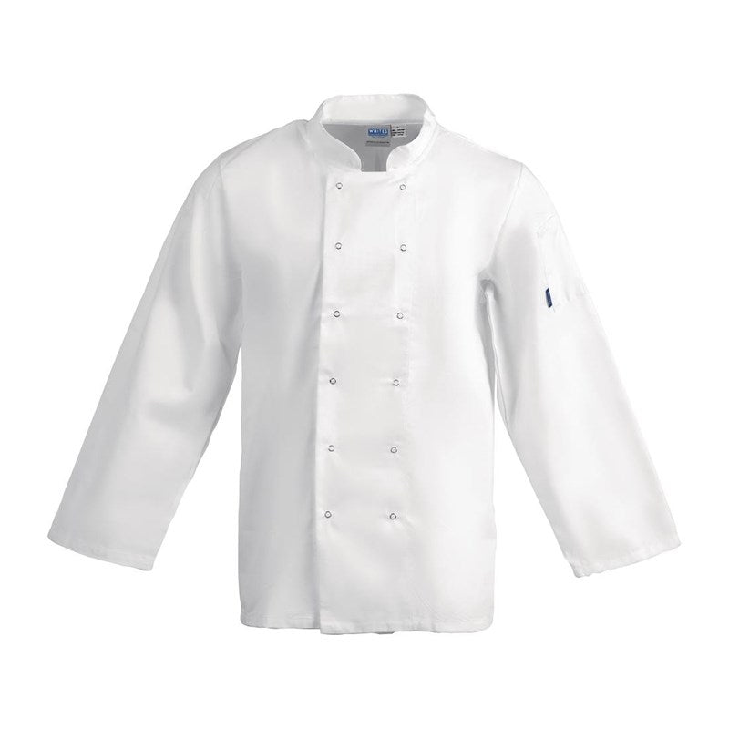 Koksbuis lange mouw Vegas, Whites Chefs, Wit, Maat L