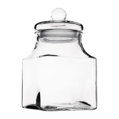 Olympia Glazen Voorraadpot Vierkant – 2,9L – 15,5X15,5X25,5(H) CM