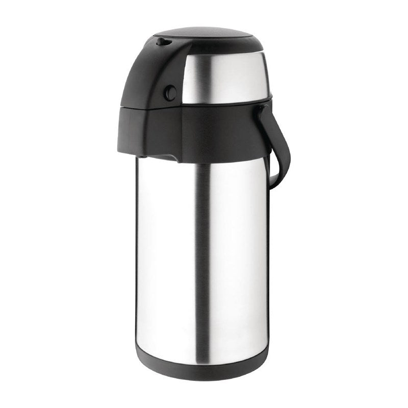 Thermoskan met Pomp RVS, 3 liter, Olympia