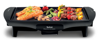 Tefal Plancha Compact 900 Grillplaat, Zwart, Anti-aanbaklaag, 35 x 25 cm