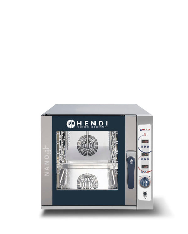 Hetelucht stoomoven digitaal NANO 5x GN 2/3, HENDI, 400V/5400W, 700x714x(H)628mm