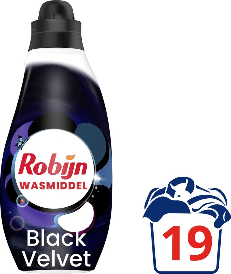 Robijn Klein & Krachtig Wasmiddel Black Velvet 665 ml