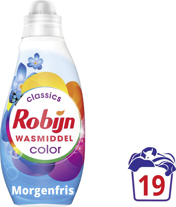 Robijn Klein & Krachtig Classics Color Morgenfris Vloeibaar Wasmiddel 19 wasbeurten