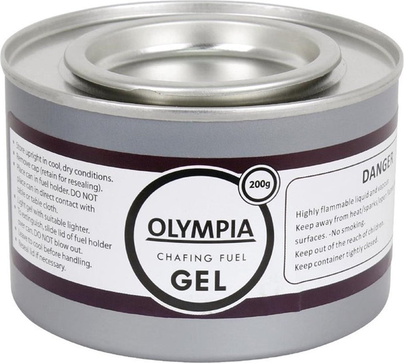 Olympia Brandpasta Gel in blikjes a 200 gram (24 stuks)