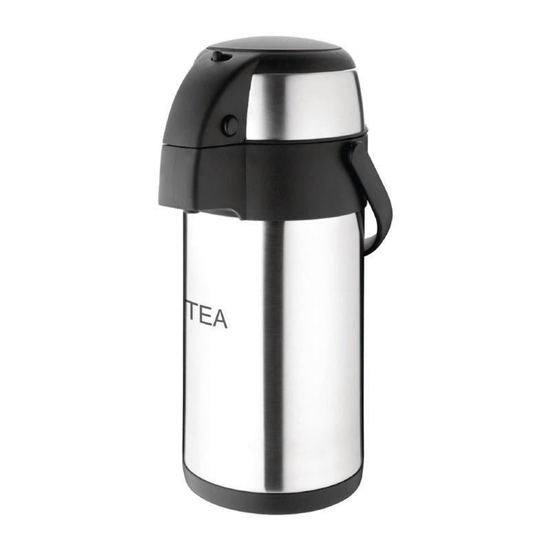 Olympia Isoleer Thermoskan met Pomp | 3 liter | Tea