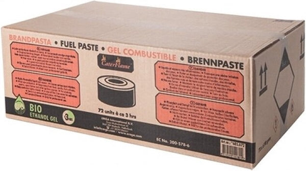 Professionele brandpasta - Caterflame - bio ethanol - 72 stuks