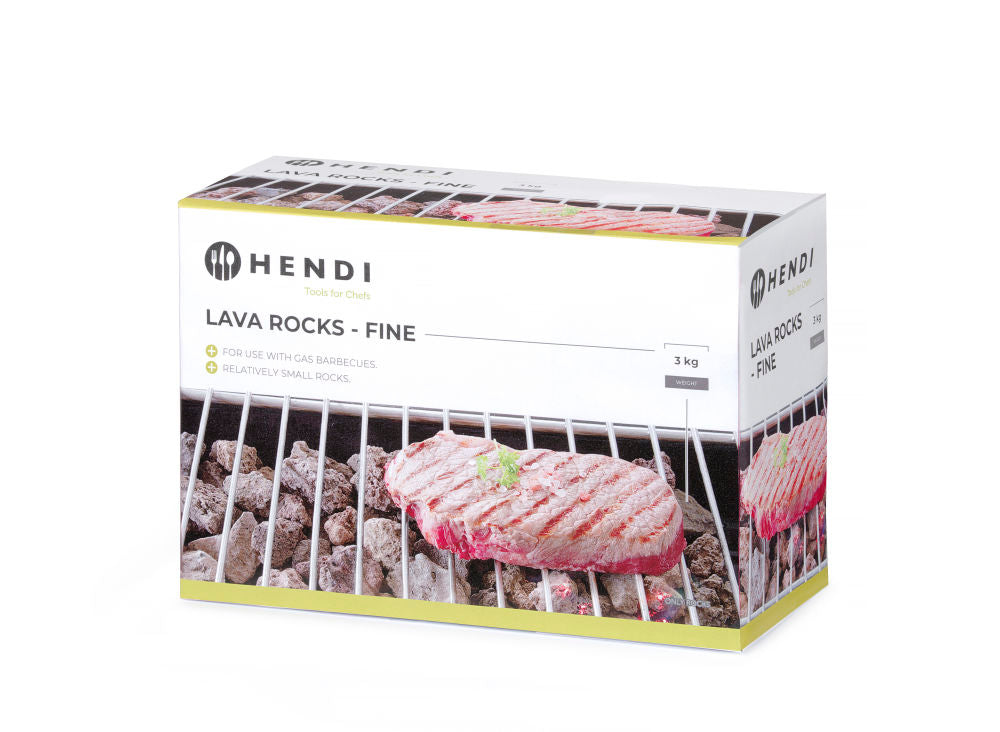 Hendi Lavastenen voor gasbarbecue - fijn, kleine stenen - 3kg