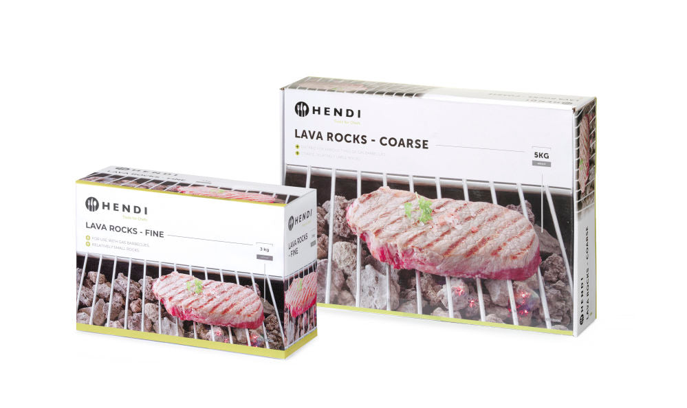 Hendi Lavastenen voor gasbarbecue - fijn, kleine stenen - 3kg