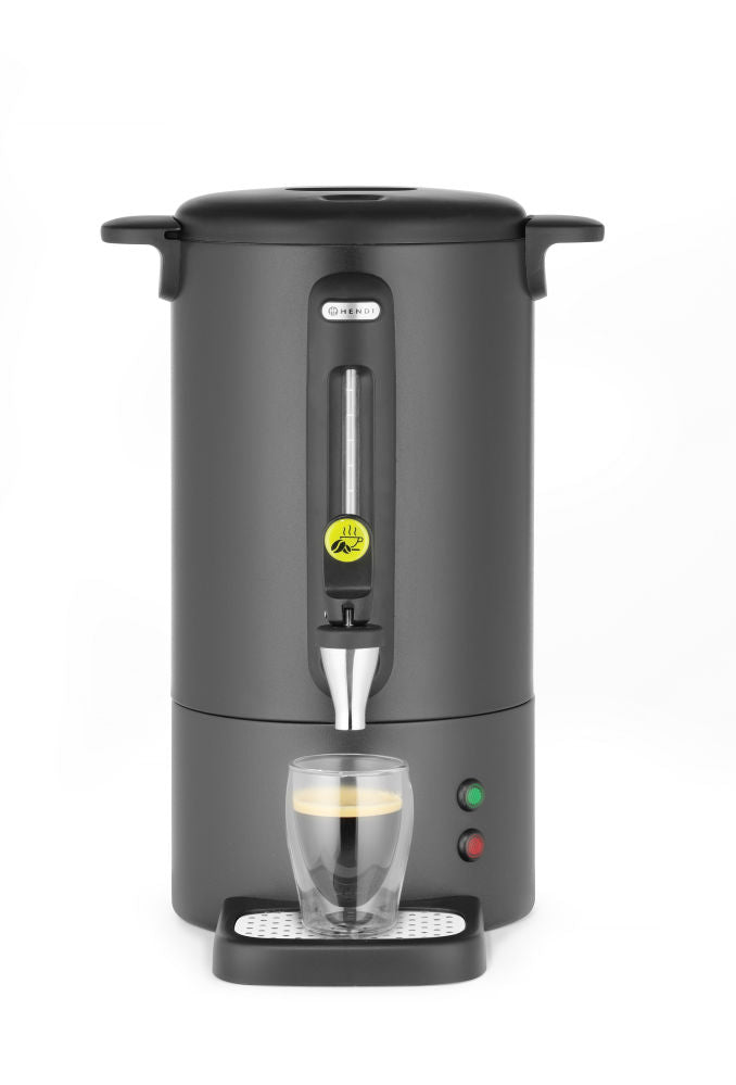 Percolator matzwart - Design by Bronwasser, HENDI, 14L, 230V/1750W, 357x380x(H)502mm